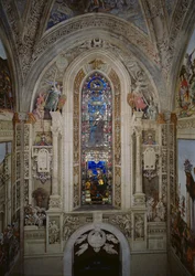 Ostwand der Strozzi-Kapelle